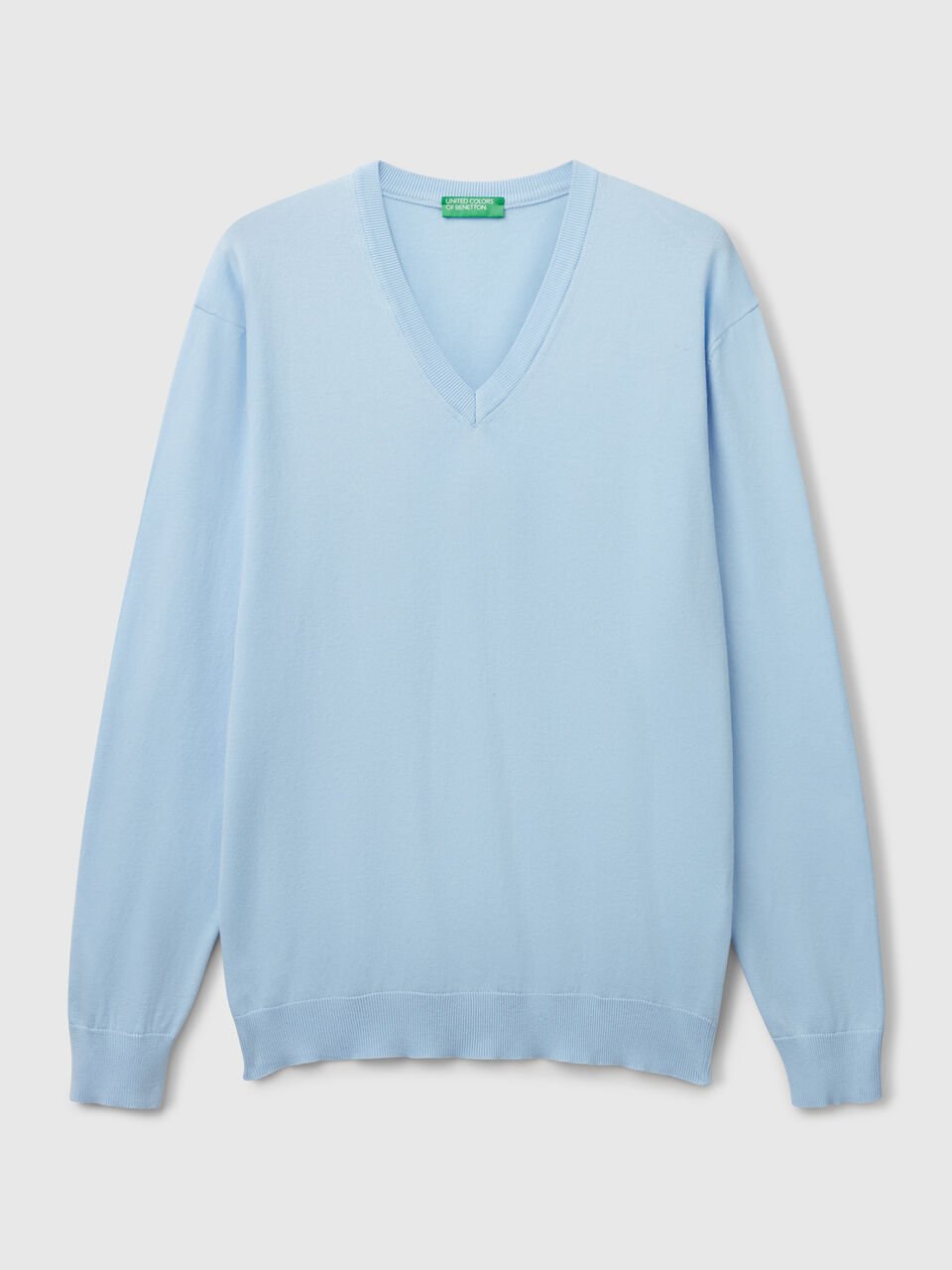 V NECK SWEATER L/S Herren image number 1